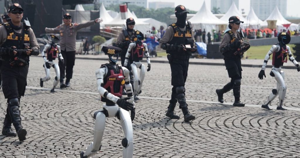 FOTO: Canggihnya Robot Humanoid dan Anjing K9 Polri, Wujud Modernisasi Teknologi Kepolisian