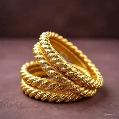 Selain Buat Investasi dan Gaya, 9 Model Gelang Emas 22 Karat 10 Gram yang Populer Bikin Penampilan Cantik