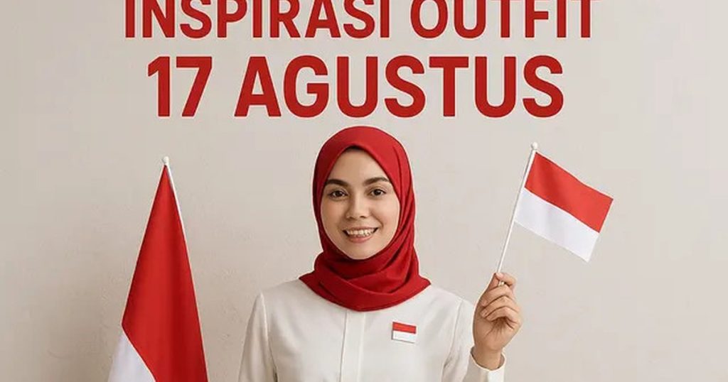 Gaya dan Modis, Ini 8 Ide Outfit Hijab untuk Merayakan HUT RI ke-80