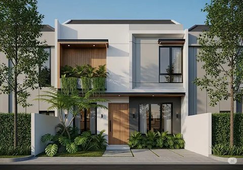 15 Ide Rumah Dua Lantai di Lahan Sempit, Cocok untuk Keluarga di Tengah Kota