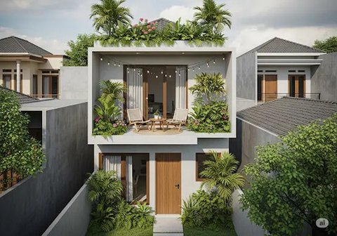 15 Ide Rumah Dua Lantai di Lahan Sempit, Cocok untuk Keluarga di Tengah Kota