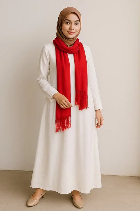 Gaya dan Modis, Ini 8 Ide Outfit Hijab untuk Merayakan HUT RI ke-80