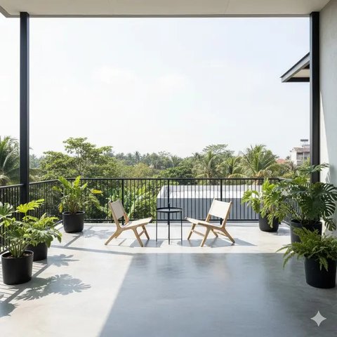 9 Inspirasi Teras Industrial yang Sedang Tren Tahun 2025