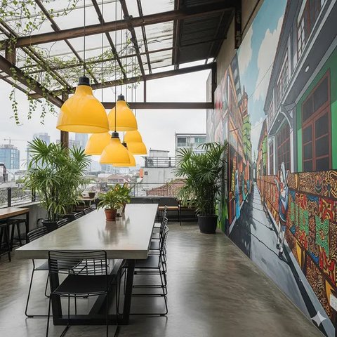 9 Inspirasi Teras Industrial yang Sedang Tren Tahun 2025