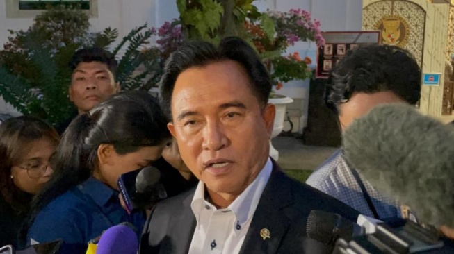 Menteri Hukum Yusril Ihza Mahendra mengungkapkan terkait tuntutan dibebaskannya Delpedro Marhaen yang disuarakan aktivis masyarakat sipil. [News/Novian]