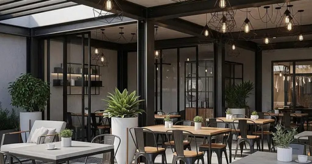 10 Desain Teras Rumah Modern yang Ideal untuk Warung Kopi Kekinian 2025, Estetik dan Ramah Anggaran