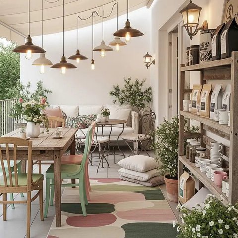 10 Desain Teras Rumah Modern yang Ideal untuk Warung Kopi Kekinian 2025, Estetik dan Ramah Anggaran