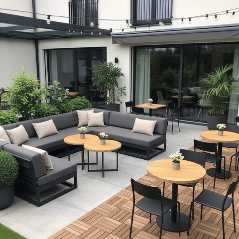 10 Desain Teras Rumah Modern yang Ideal untuk Warung Kopi Kekinian 2025, Estetik dan Ramah Anggaran