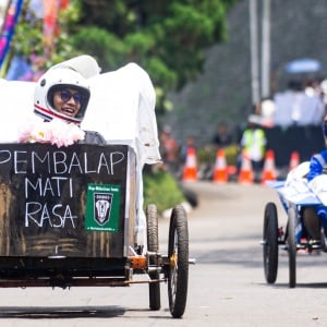 Kreativitas dan Kecepatan Berpadu dalam Lomba Kereta Peti Sabun 2025