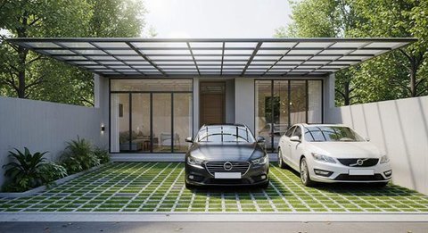 10 Ide Desain Rumah Minimalis dengan Carport untuk 2 Mobil, Solusi Cerdas di Lahan Terbatas