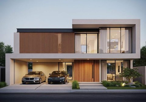 10 Ide Desain Rumah Minimalis dengan Carport untuk 2 Mobil, Solusi Cerdas di Lahan Terbatas