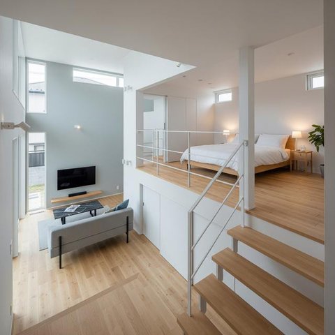 Model Rumah Mungil 4x6 Meter dengan Mezzanine. (Foto: AI)