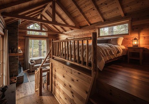 Model Rumah Mungil 4x6 Meter dengan Mezzanine. (Foto: AI)